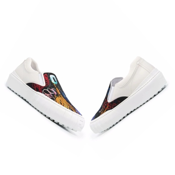 NEW Men’s Fendi x Noel Fielding Force Slip-On Sneaker size 9 UK Limited Edition - Picture 14 of 15